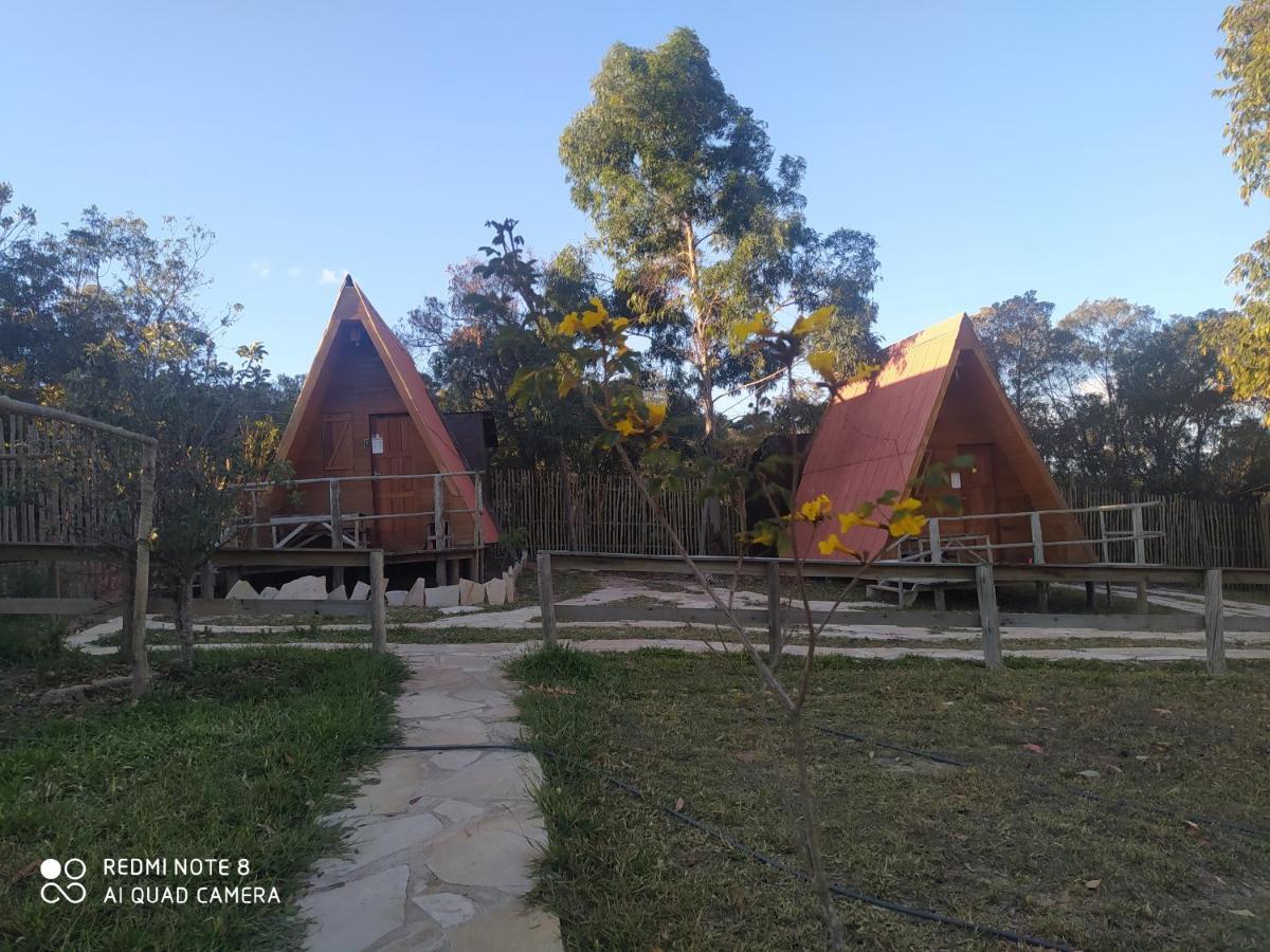 Chales E Camping Do Robinho 1 São Tomé das Letras Bagian luar foto