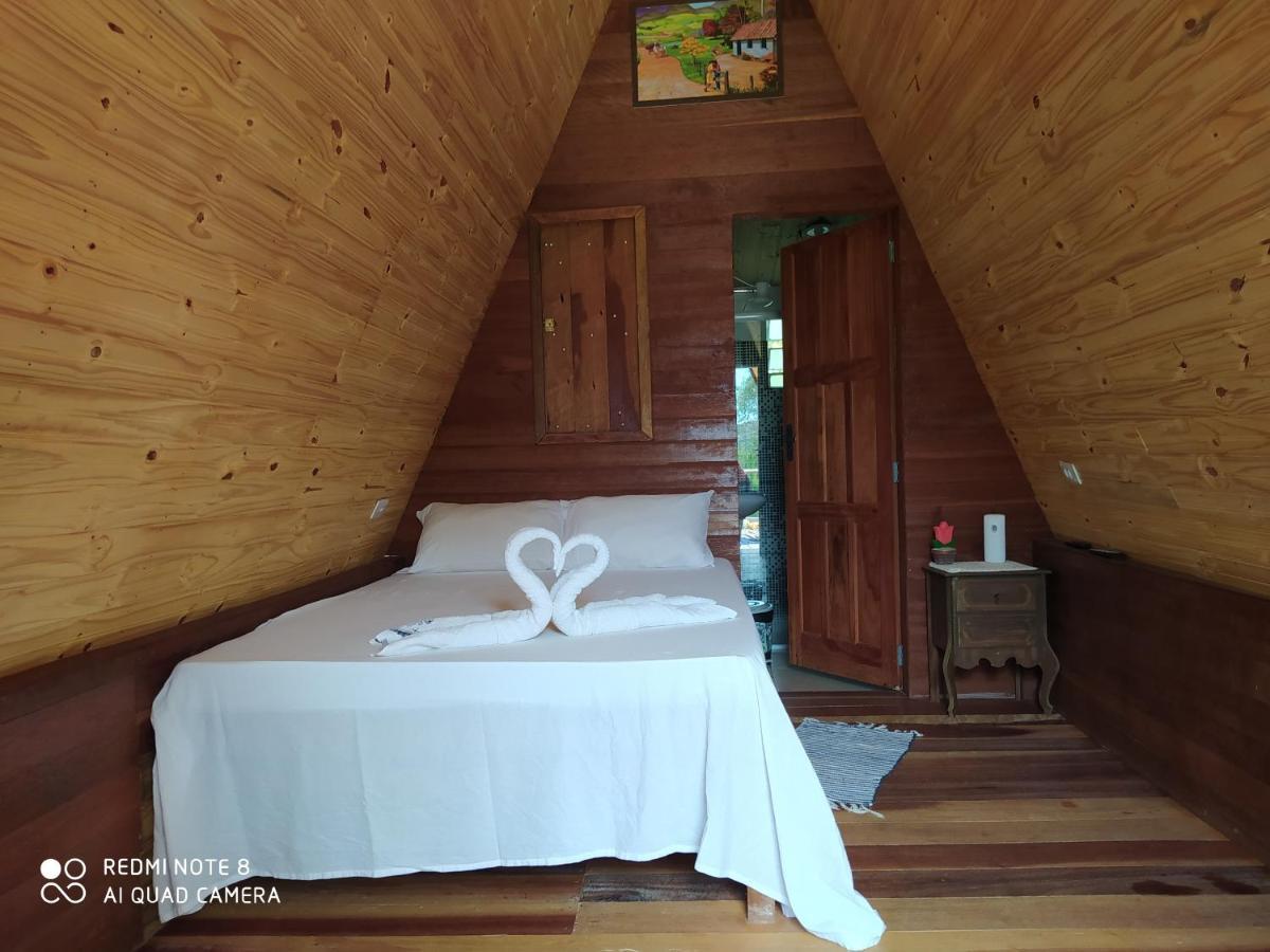Chales E Camping Do Robinho 1 São Tomé das Letras Bagian luar foto