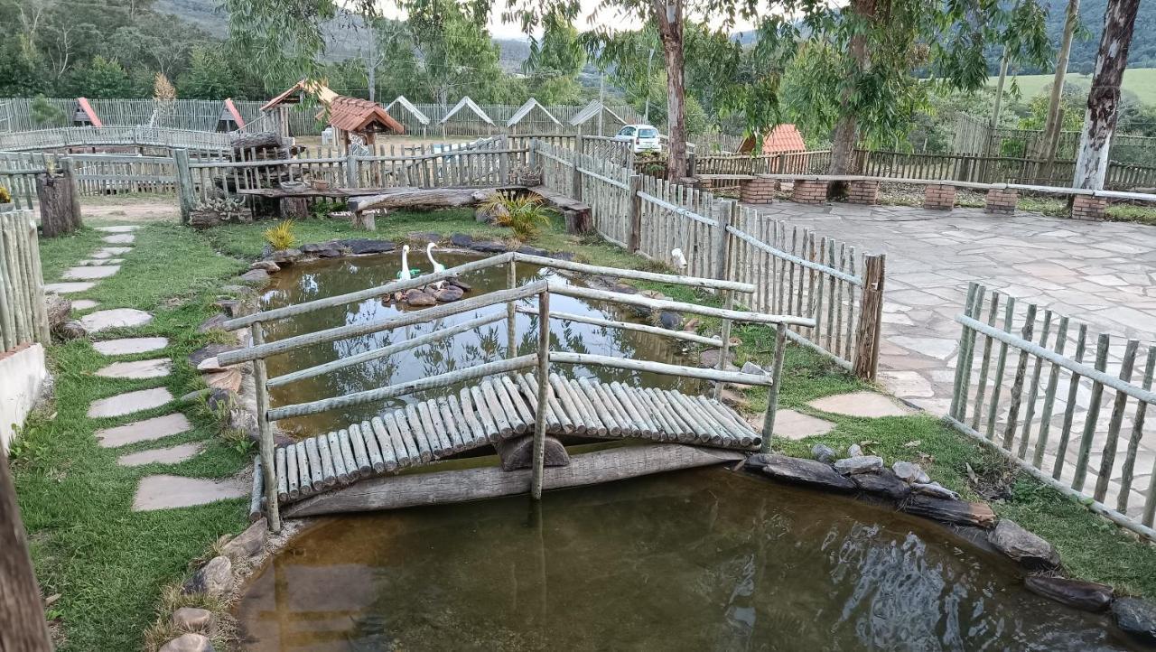 Chales E Camping Do Robinho 1 São Tomé das Letras Bagian luar foto
