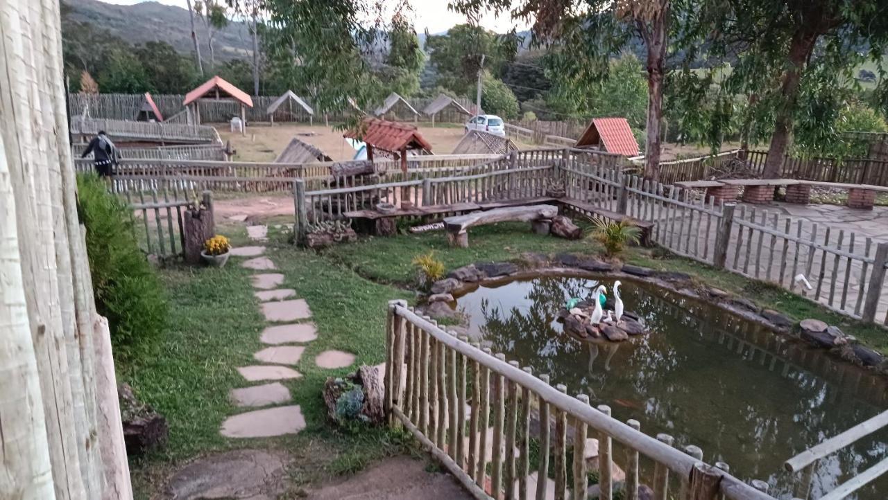 Chales E Camping Do Robinho 1 São Tomé das Letras Bagian luar foto