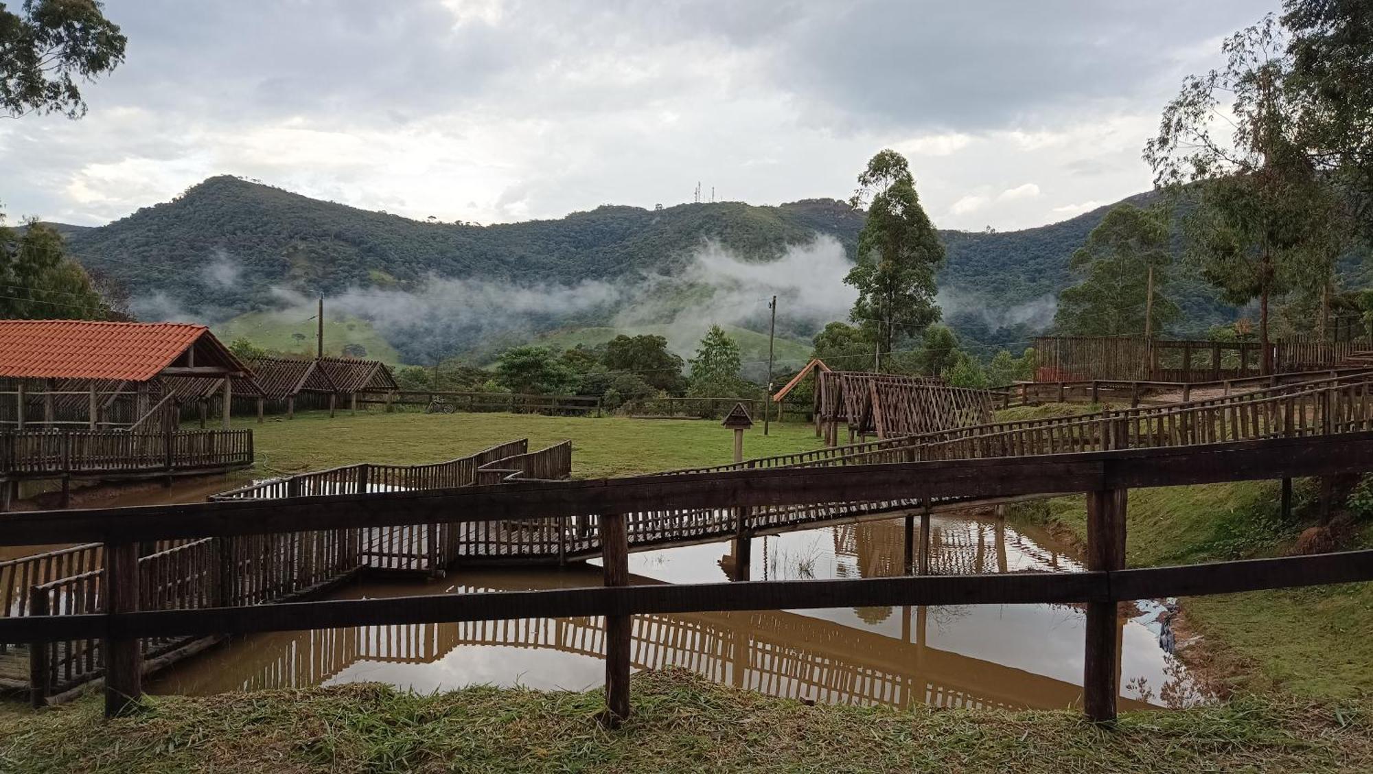 Chales E Camping Do Robinho 1 São Tomé das Letras Bagian luar foto