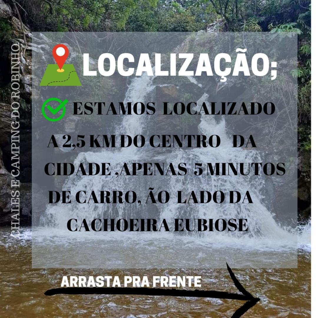 Chales E Camping Do Robinho 1 São Tomé das Letras Bagian luar foto