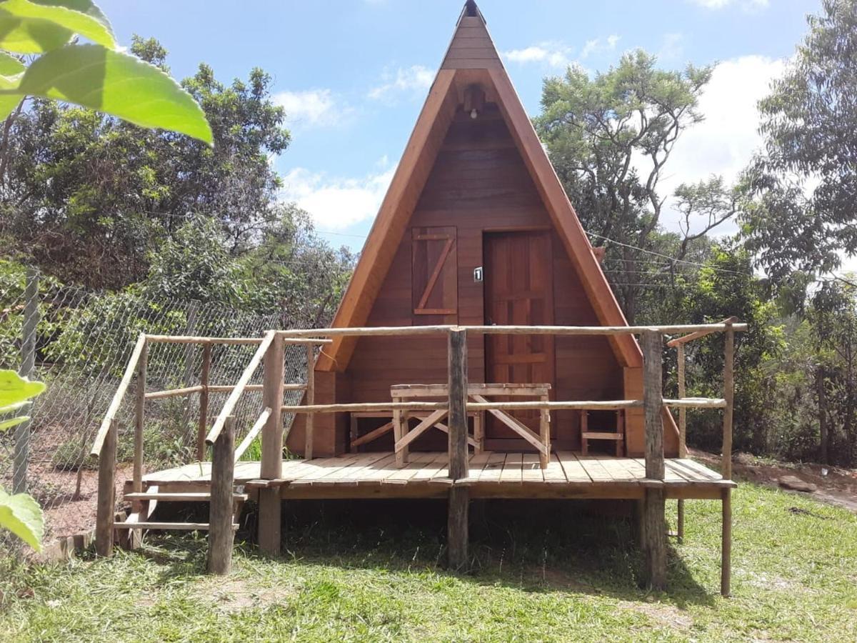 Chales E Camping Do Robinho 1 São Tomé das Letras Bagian luar foto